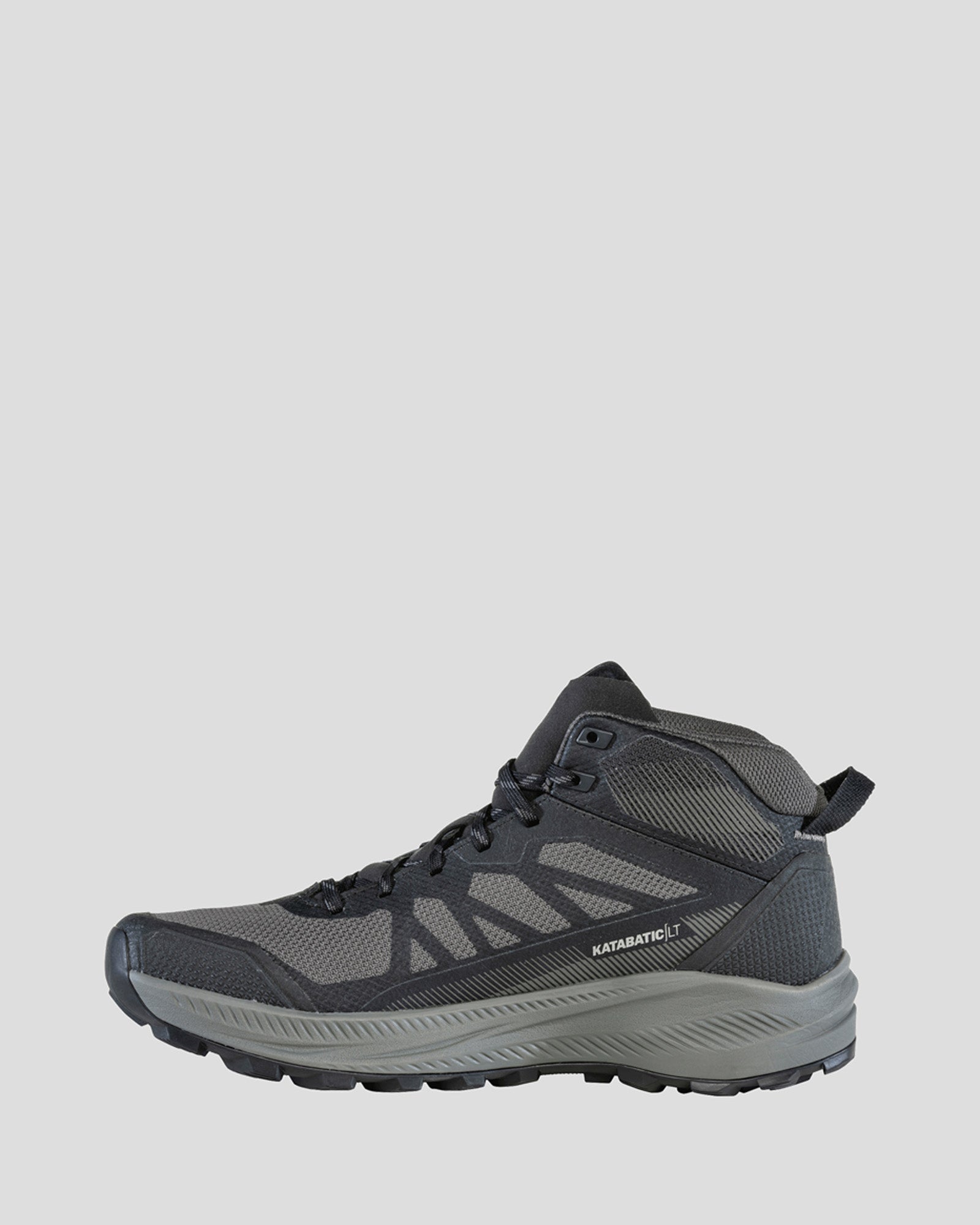 Oboz Katabatic LT Mid GTX Wide Men's Hiking Boots - Black Sea | Waterproof & Durable for Outdoor Adventures