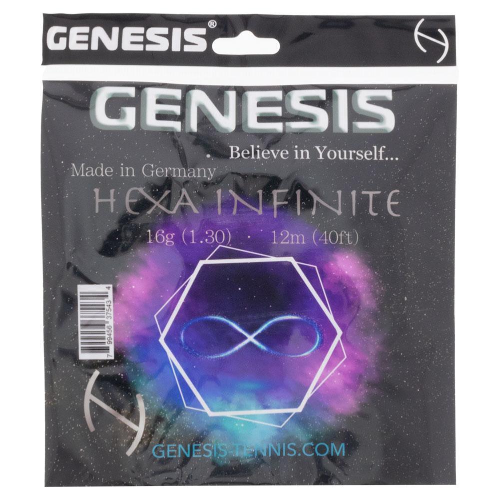 Hexa Infinite 1.30mm Black Tennis String - High Performance Polyester String for Spin & Control | Perfect for Competitive Play & Tournament Matches