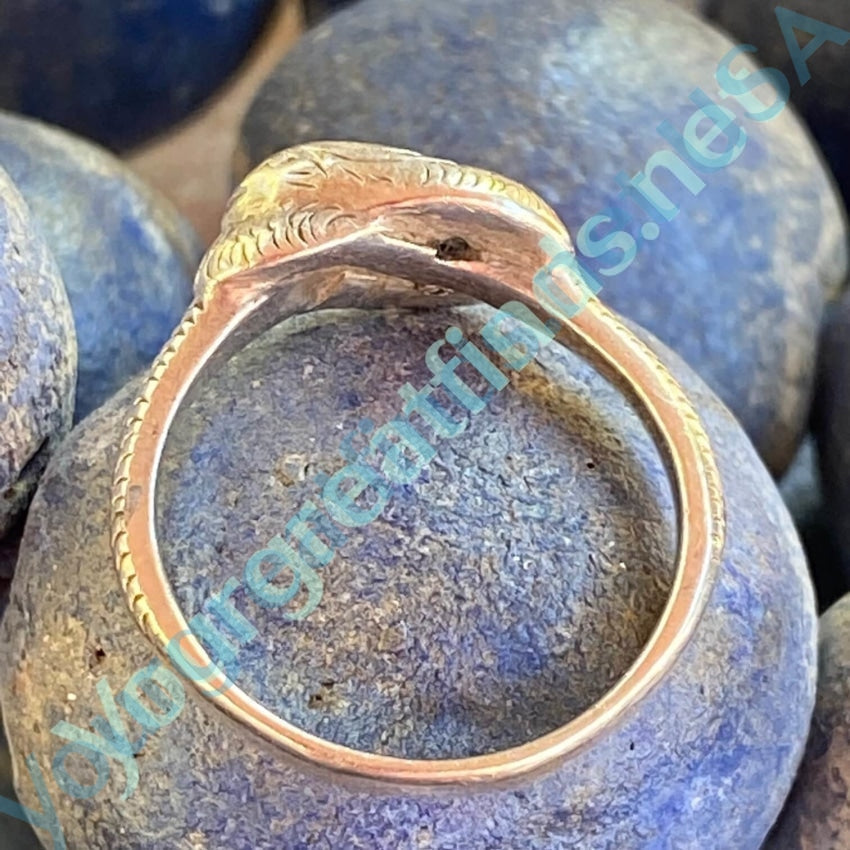 Vintage Sterling Silver Snake Serpent Ring - Size 9 - Handcrafted Antique Jewelry for Women - Perfect for Boho, Gothic & Statement Fashion
