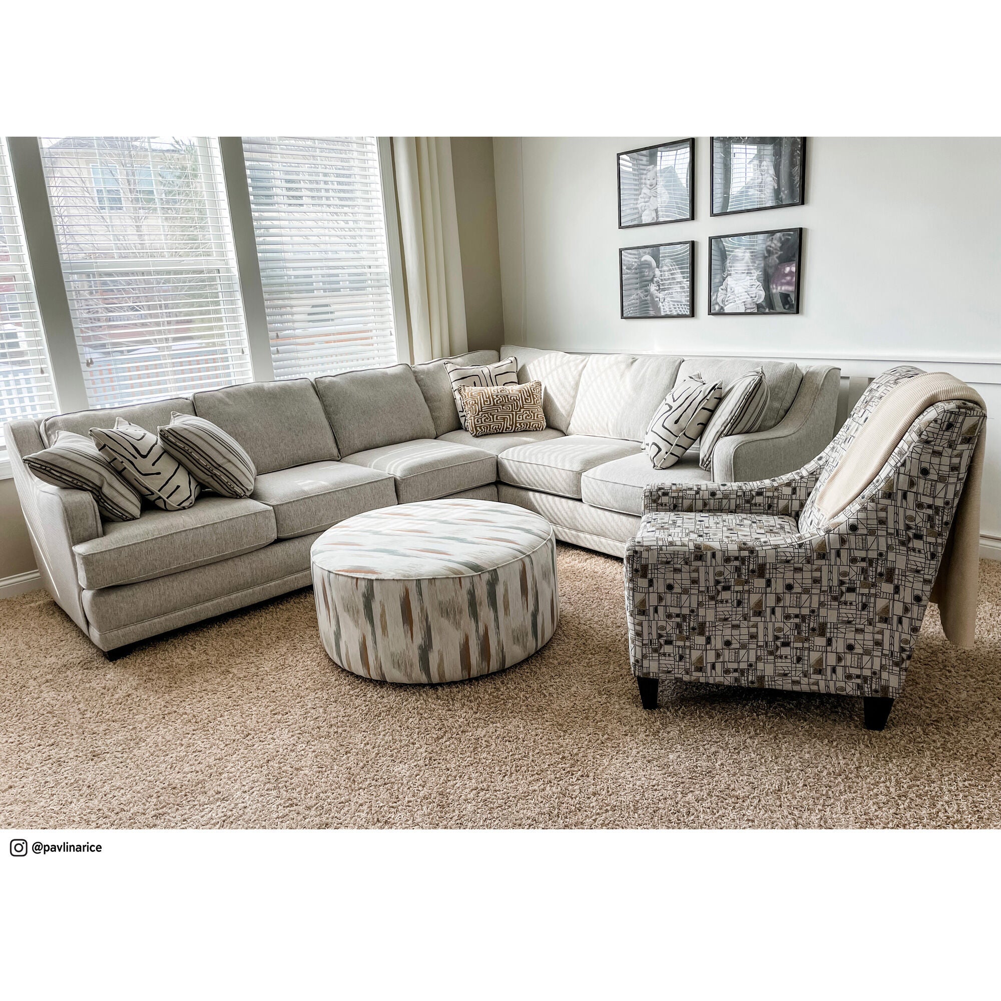 Durango 2-Piece Left Facing L-Shaped Sectional Sofa Set - Perfect for Living Room, Family Room & Home Theater Seating