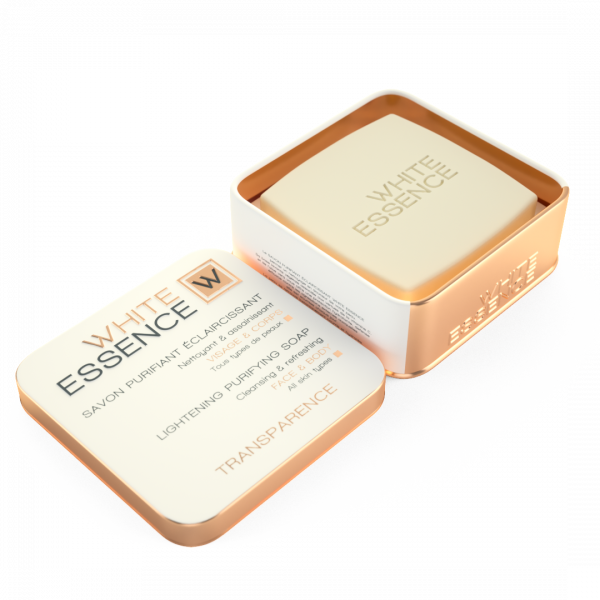 HT26 White Essence Brightening & Purifying Soap for Clear Skin - Perfect for Daily Face Wash & Acne Treatment