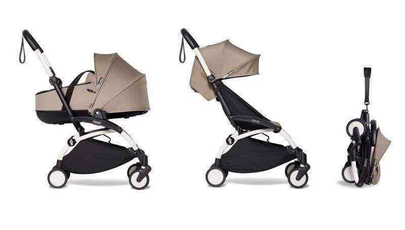 Stokke YOYO2 6+ Complete Baby Stroller with Bassinet - Lightweight Compact Travel Stroller for Toddlers & Newborns - Perfect for Air Travel, City Walks and Everyday Use