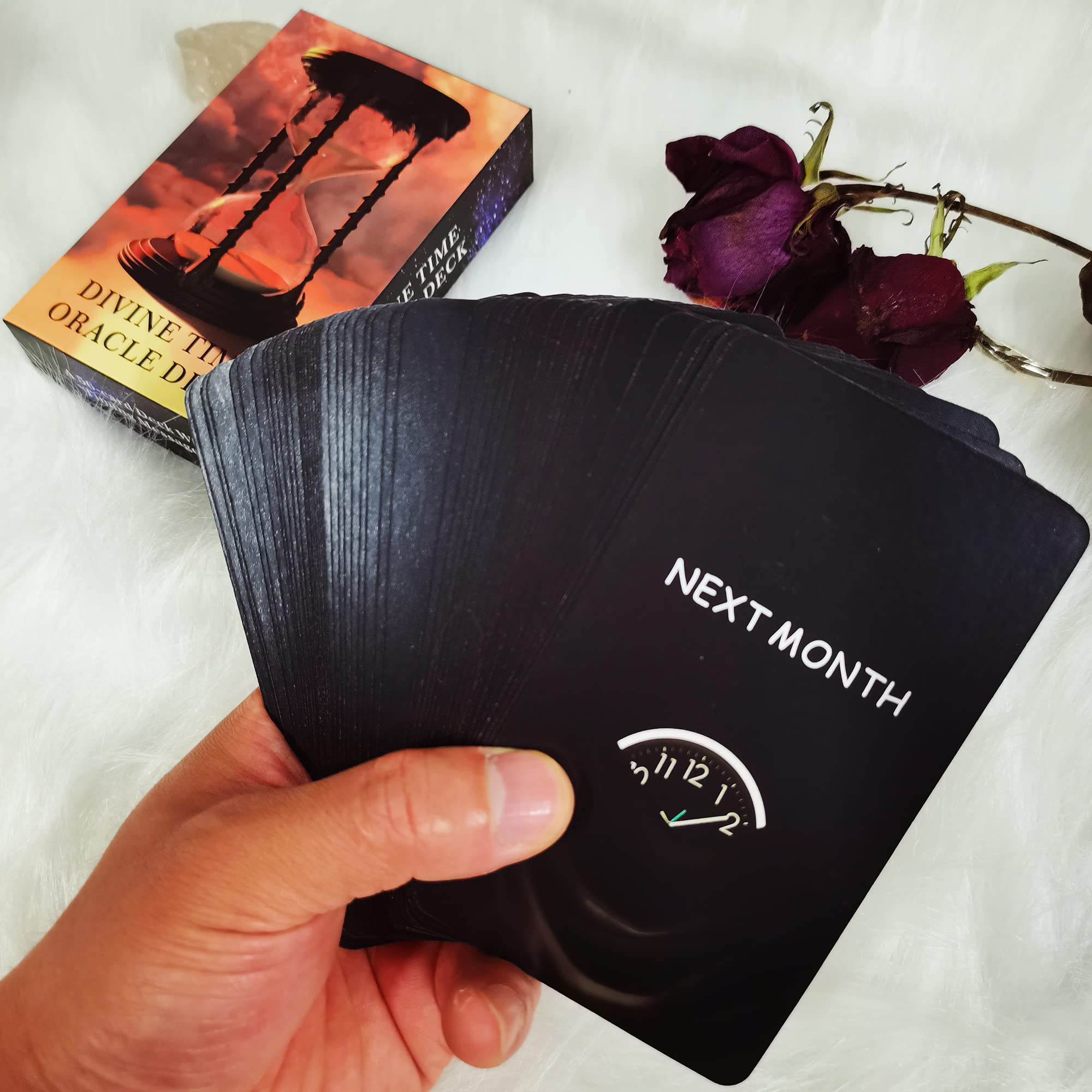 Soulme Time Oracle Cards Deck - Divine Timing Oracle Cards for Beginners | Answers to Timing Questions | Spiritual Guidance, Meditation & Self-Discovery Tool