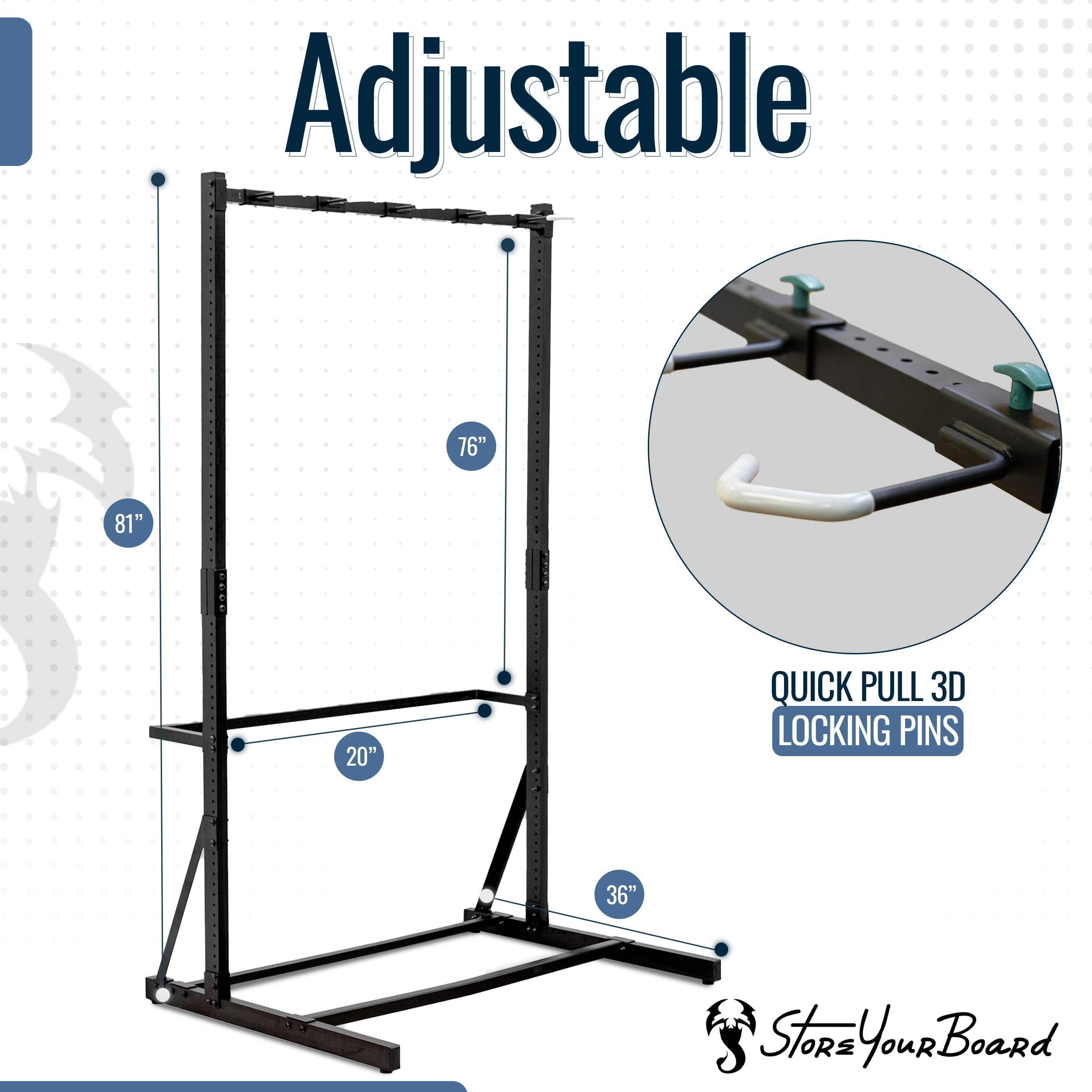Original G-Bike Teal Triangle Freestanding 5-Bike Storage Rack - Heavy Duty Indoor Garage Floor Stand Bicycle Organizer for Home, Apartment & Cycling Enthusiasts - Perfect Space-Saving Bike Parking Solution
