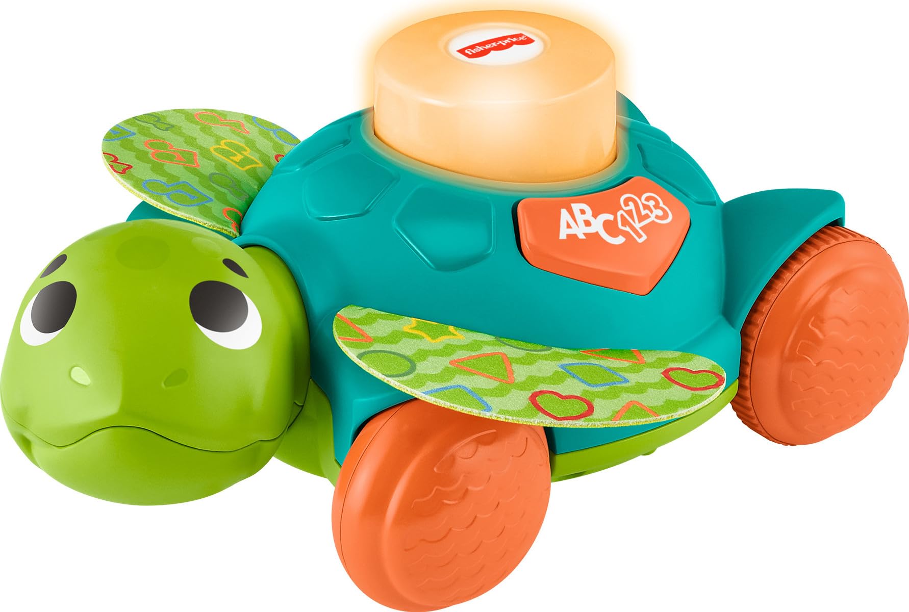 Fisher-Price Linkimals Sit-to-Crawl Interactive Baby Sea Turtle Toy - Educational Crawling Toy for Infants 9+ Months - Compatible with Linkimals Collection - Perfect for Early Learning & Motor Skill Development