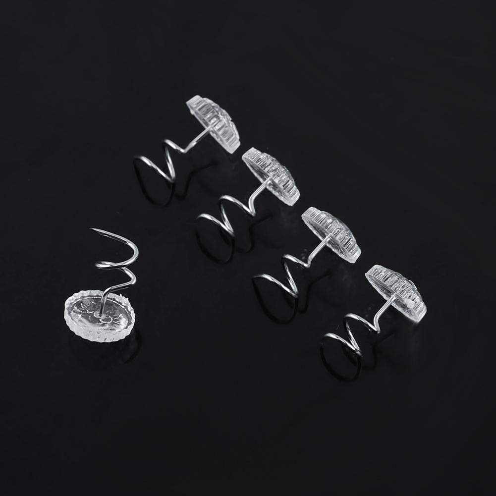 Yosoo 50-Pack Clear Plastic Head Screw Pins for Sewing, Upholstery & Home Decor - Perfect for Sofas, Couches, Bed Skirts, Slipcovers & DIY Projects