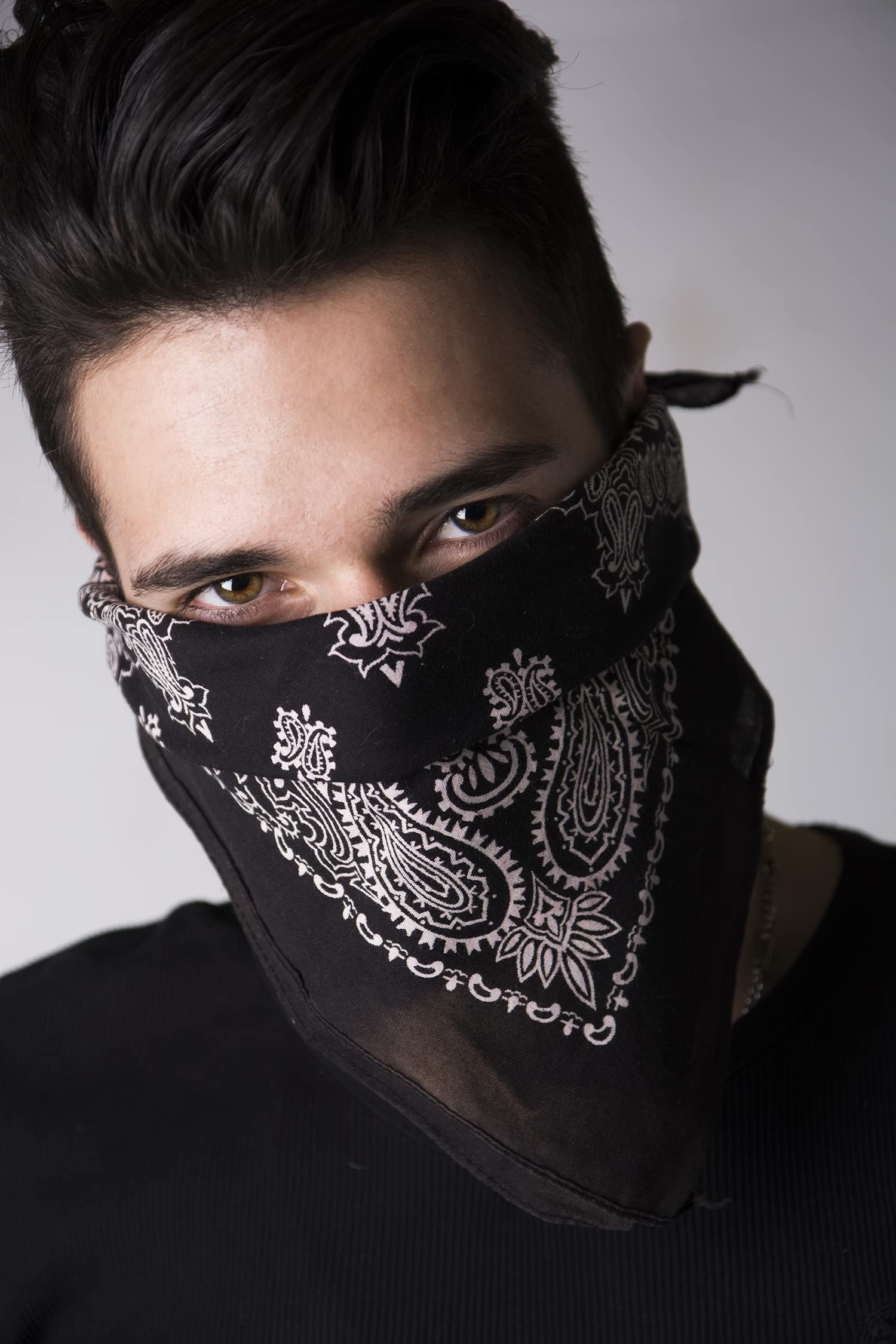 100% Cotton XL Paisley Bandana - Double Sided Print for Outdoor & Fashion