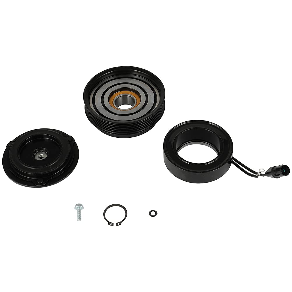 AC Compressor Clutch Kit Replacement for 2001-2006 Hyundai Santa Fe 2.7L - Perfect for AC System Repair & Maintenance