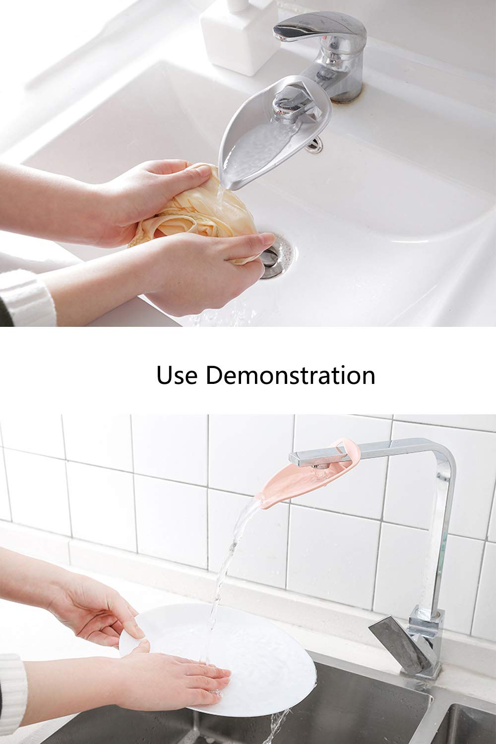 3-Pack Faucet Extender for Kids - Safe Bathroom & Kitchen Sink Handle Extender for Toddlers & Children | Fun Hand Washing Aid for Babies (Perfect for Home, Daycare & Preschool Use)