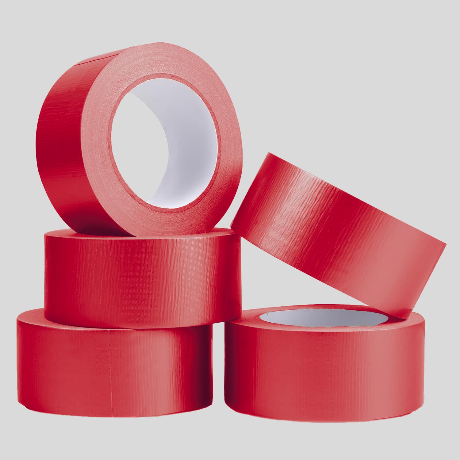 MMBM Heavy Duty Red Duct Tape - 2 Inch x 60 Yards (48 Pack) | 9 Mil Thick Industrial Strength Adhesive for Repairs, Sealing, Patching & Reinforcement | Ideal for Home Improvement, HVAC, Automotive & Emergency Fixes