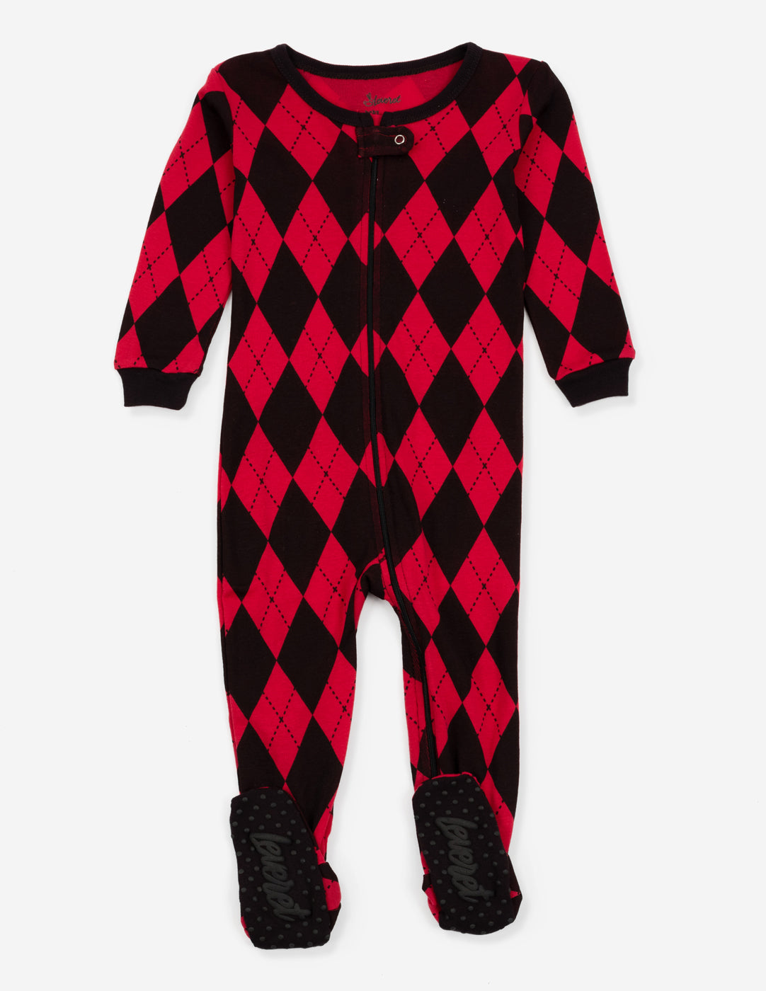 Baby Footed Argyle Print Pajamas - Soft Cotton Sleepwear for Infants & Toddlers - Perfect for Bedtime, Lounging & Photo Shoots