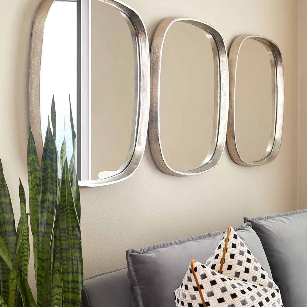 Cyan Design 11351 Kalmia Mirror - Silver Wall Mirror for Living Room, Bedroom & Entryway Decor