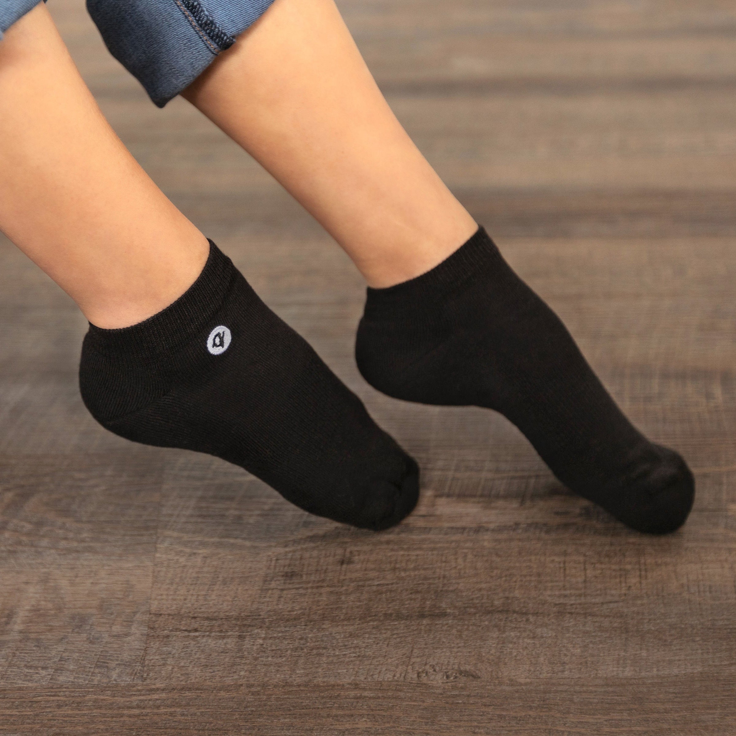 Organic Cotton Ankle Pacers - Midweight 97% Cotton Socks for Women & Men - Perfect for Running, Yoga & Everyday Comfort