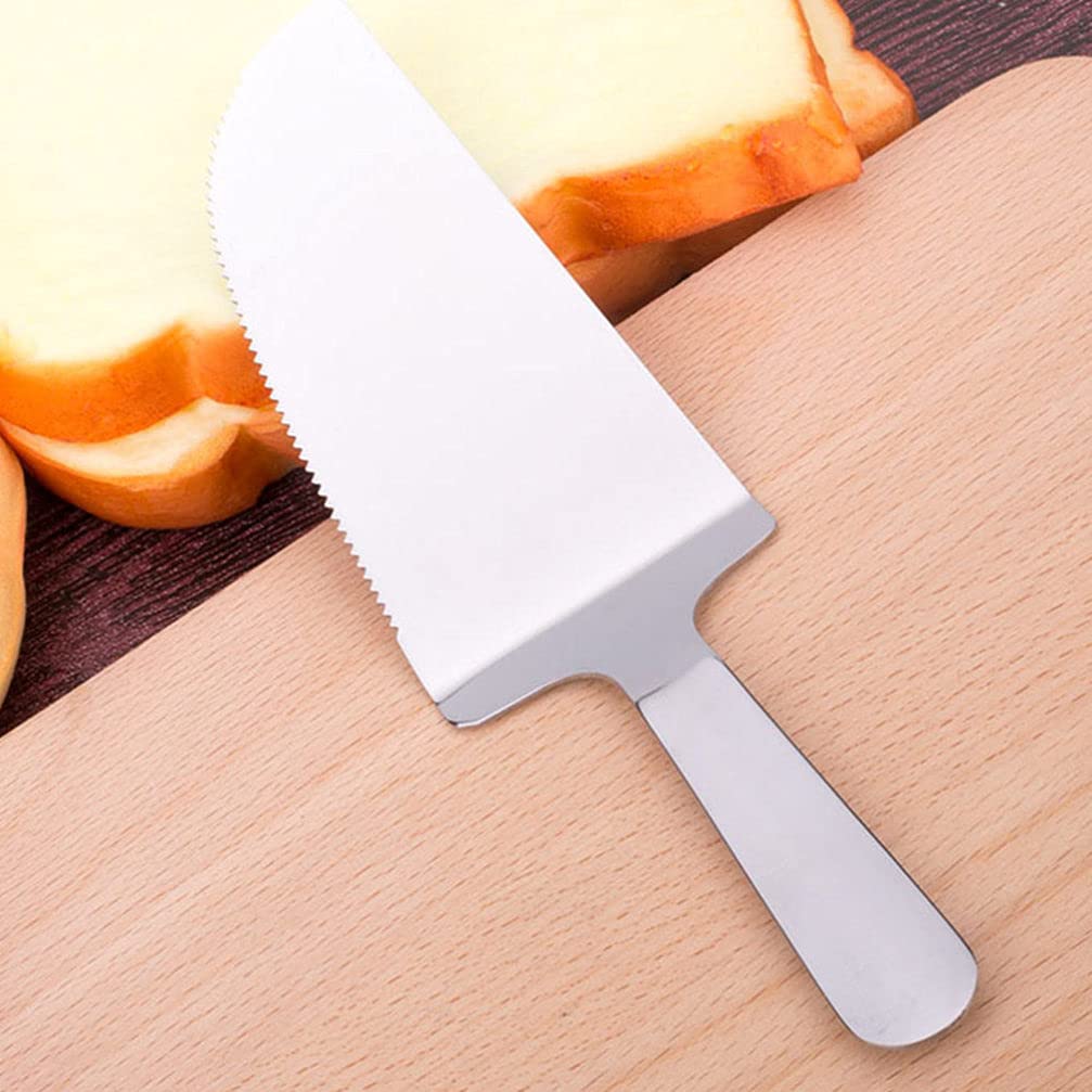 Hemoton 3-Piece Stainless Steel Baking Tool Set - Cake Spatula, Pastry Fork & Dough Cutter for Cake Decorating, Fondant Scraping, Pizza Making - Perfect for Home Bakers & Professional Chefs
