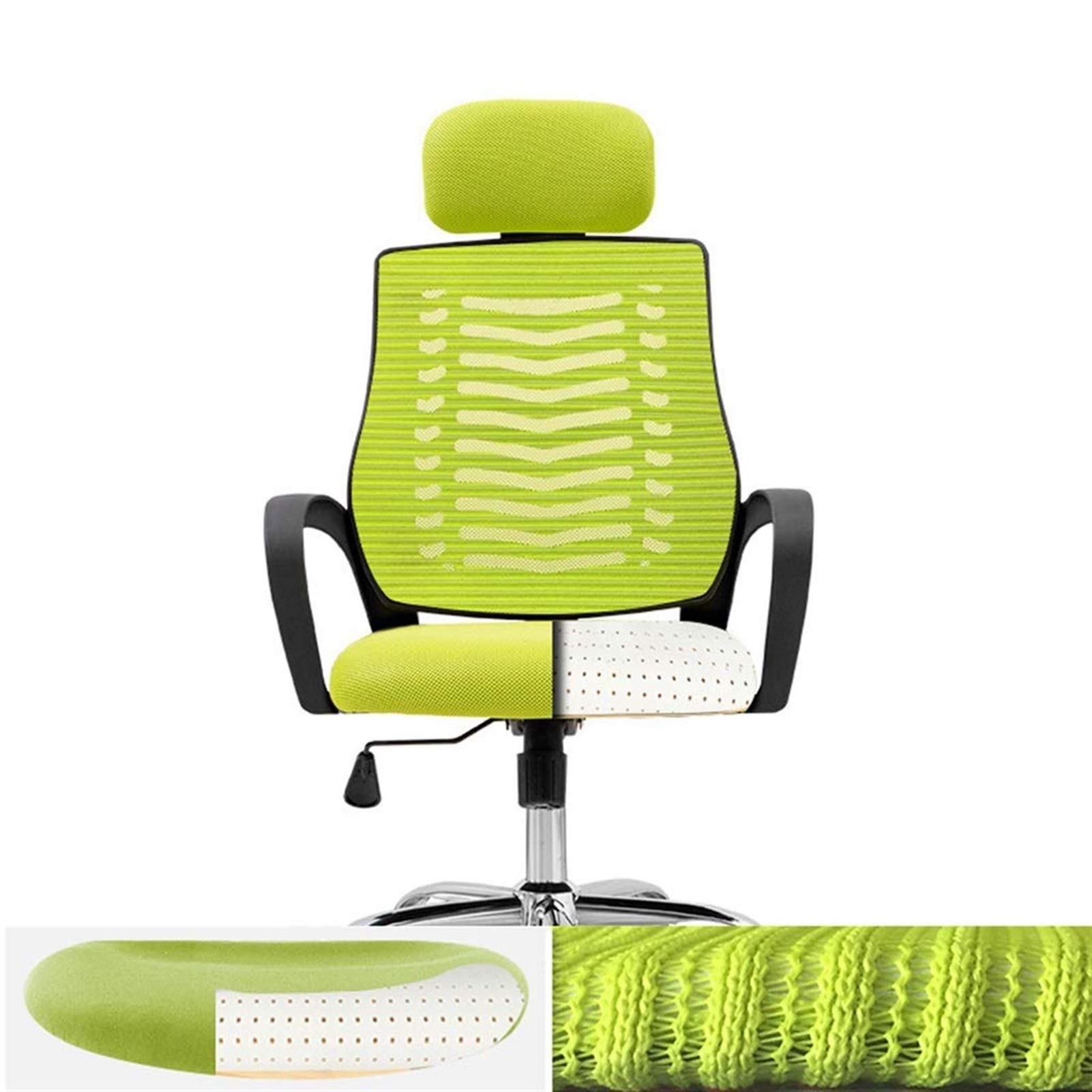 Ergonomic Office Chair - Adjustable Multifunctional Home & Office Chair for Study, Bedroom, Hotel, Club - Comfortable Green Desk Chair for Work & Relaxation | Perfect for Home Office, Gaming & Workspaces