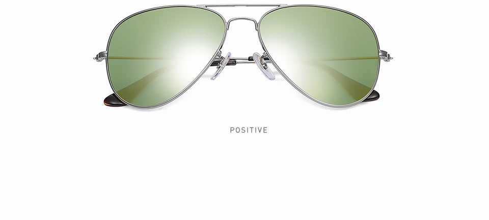 20/20 Unisex Full Rim Square Alloy Polarized Sunglasses 17019 - UV Protection for Driving, Outdoor Sports & Fashion Accessories