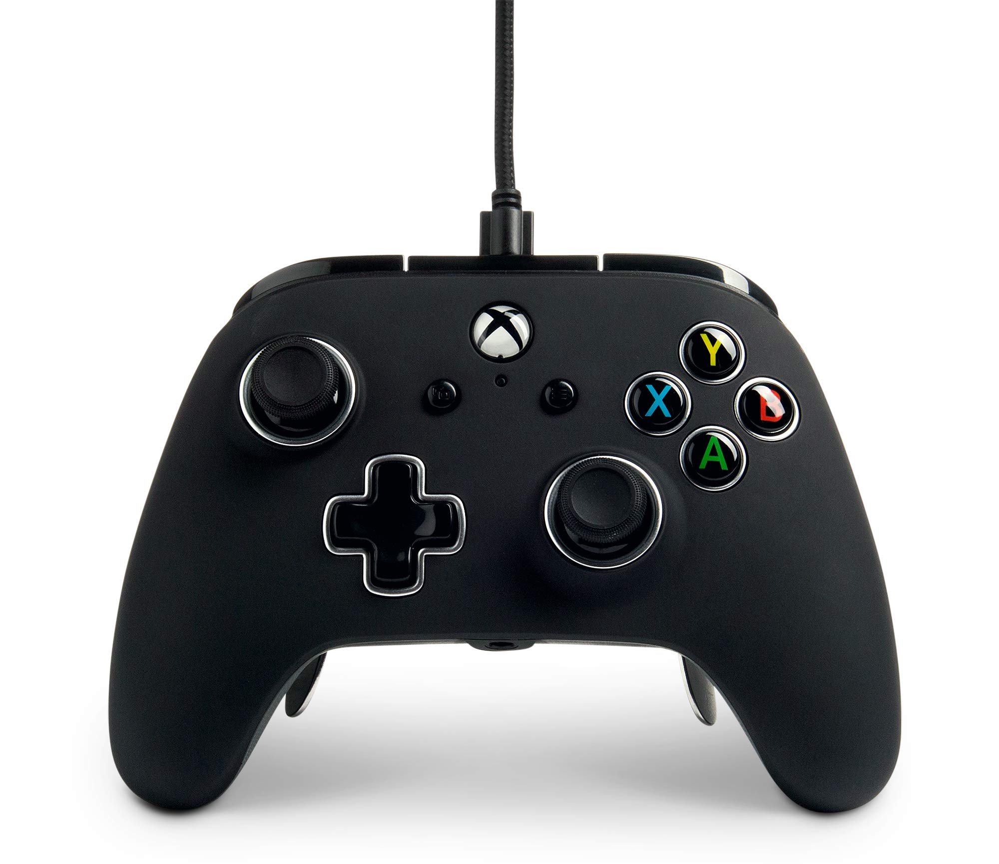 PowerA FUSION Pro Wired Gaming Controller for Xbox One & Series X|S - Black Gamepad with Customizable Buttons & 3.5mm Audio Jack - Perfect for Competitive Gaming & Long Play Sessions