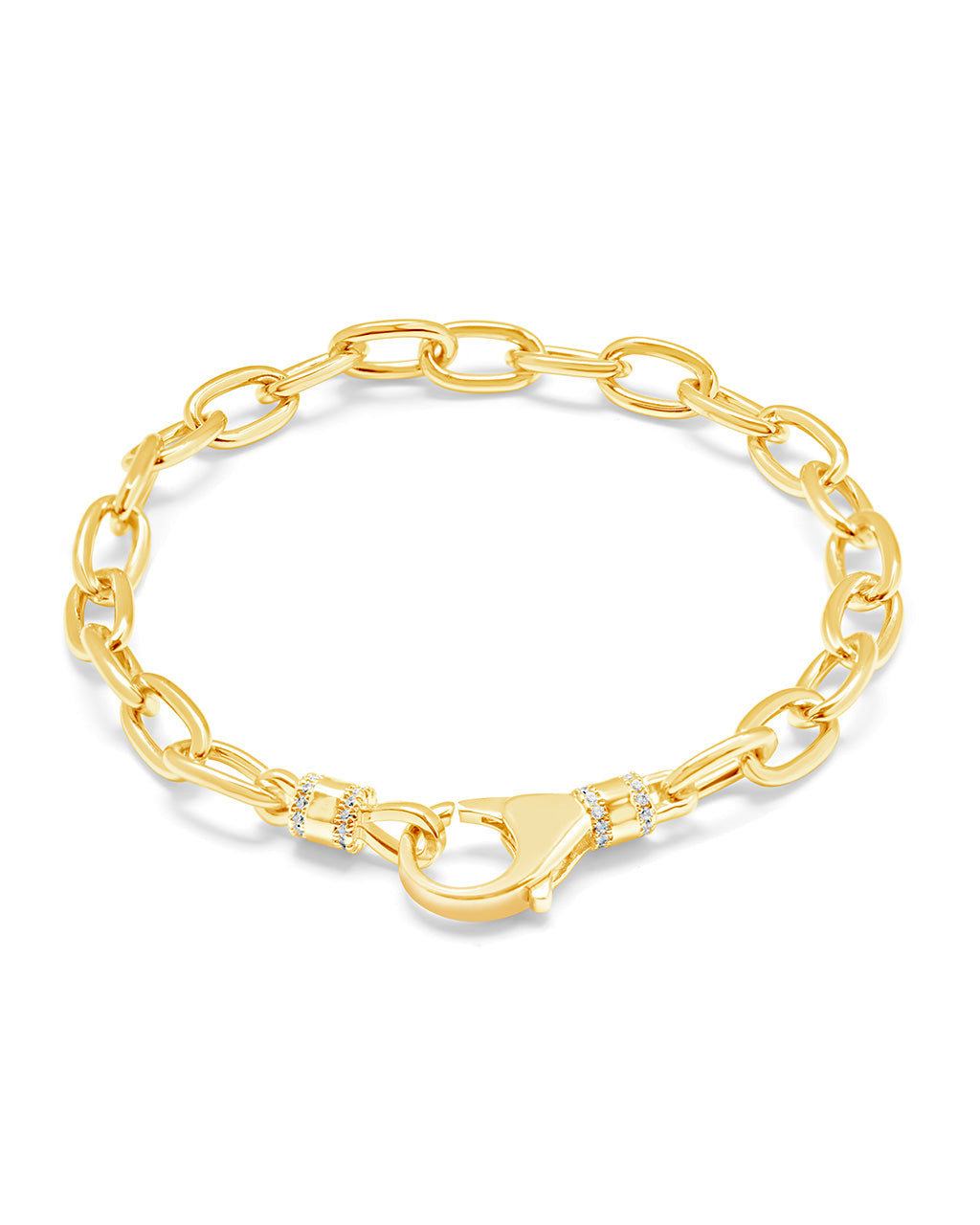 Lex Chain Bracelet for Women - Stainless Steel Adjustable Link Bracelet Jewelry Gift for Her - Perfect for Daily Wear, Office & Special Occasions