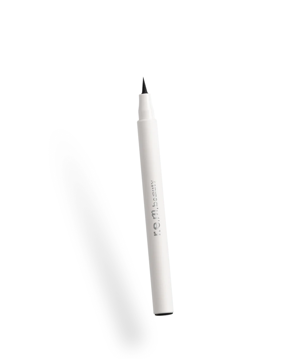 R.E.M. Beauty Liquid Eyeliner - Waterproof, Smudge-Proof & Long-Lasting for Perfect Winged Liner | Ideal for Everyday Makeup, Party Looks & Professional Use