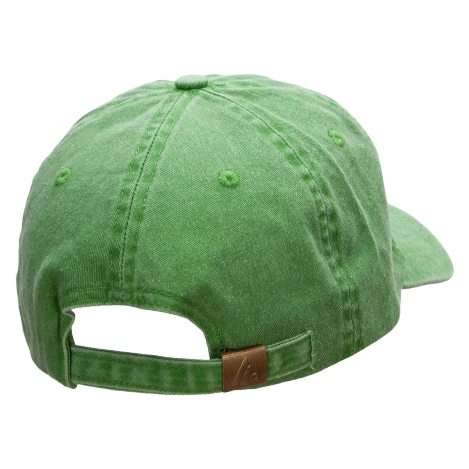 Vintage Red Mushroom Embroidered Pigment-Dyed Washed Cotton Baseball Cap - Perfect for Outdoor Activities, Streetwear & Casual Fashion