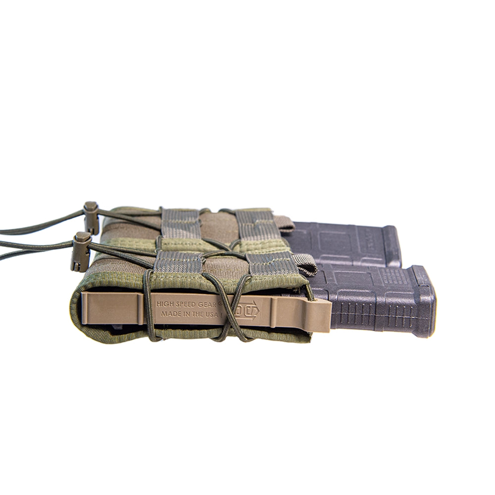High Speed Gear Double Rifle TACO Magazine Pouch - Durable Tactical Molle Compatible - Made in USA | Perfect for Military, Hunting & Range Shooting