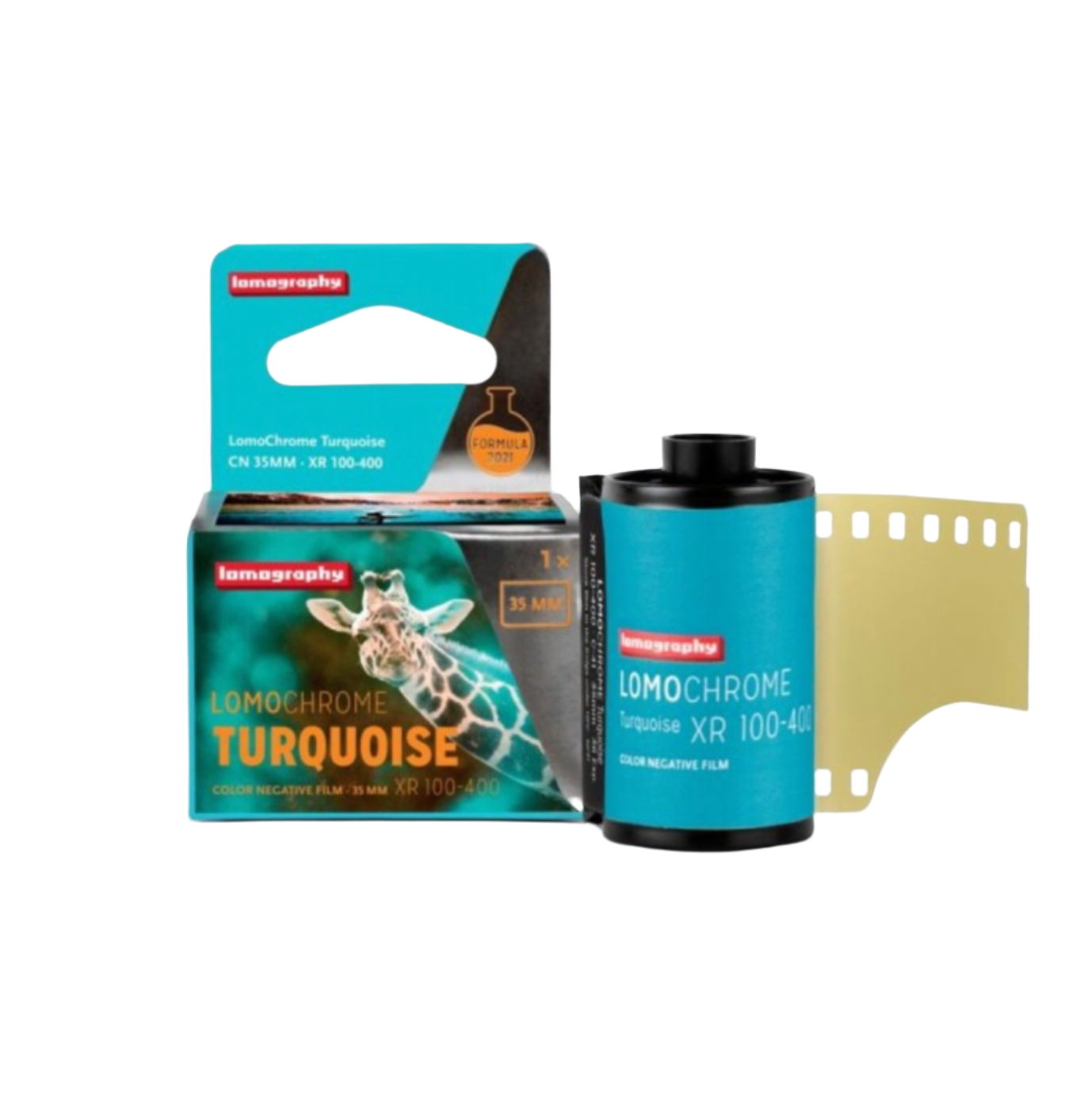 Lomography Turquoise 35mm Film ISO 100-400 - Vibrant Blue Tones for Creative Photography & Travel Shots