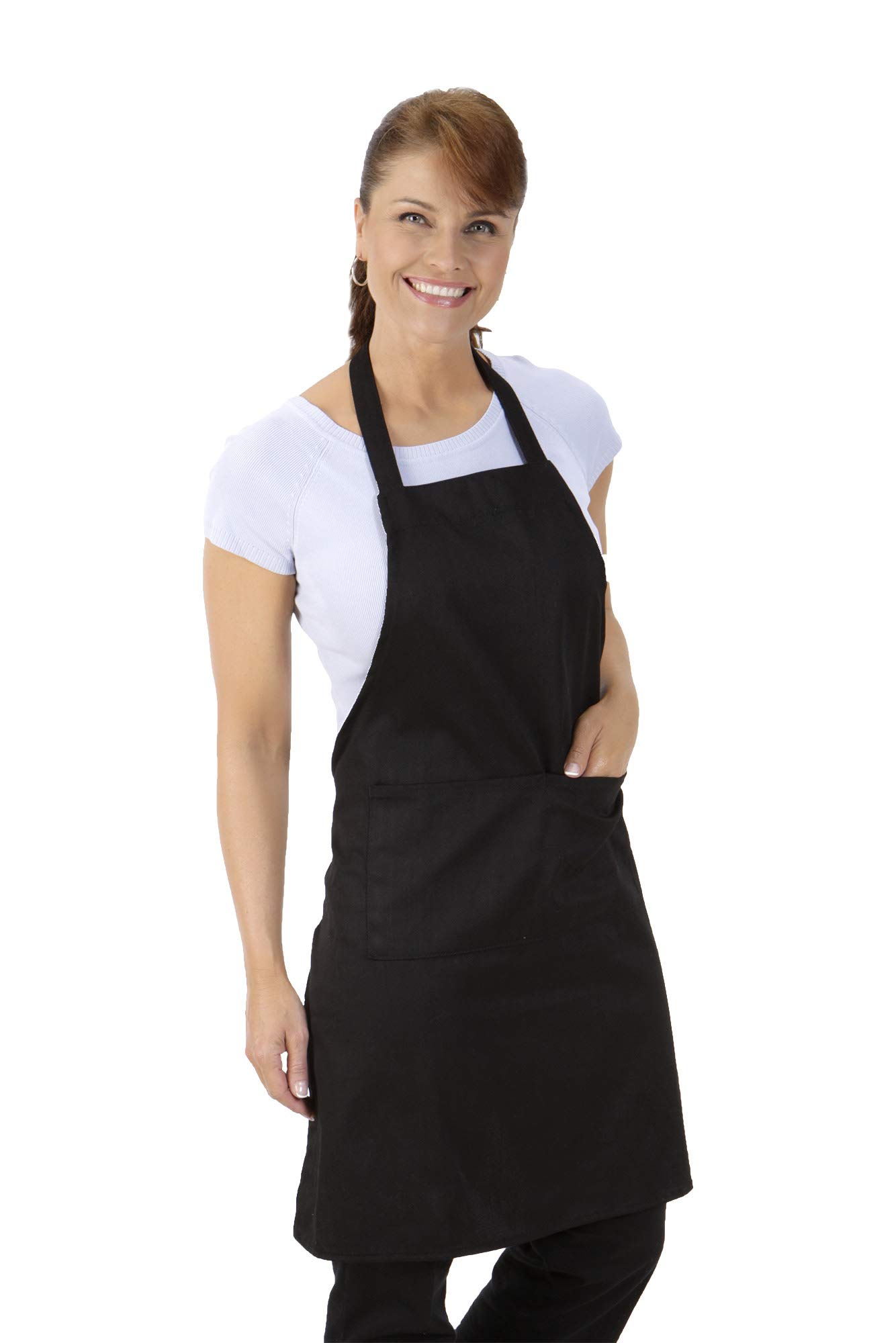 Premium Commercial Grade Kitchen & Craft Aprons - Heavy Duty Set of 2 for Cooking, Baking, Grilling & DIY Projects