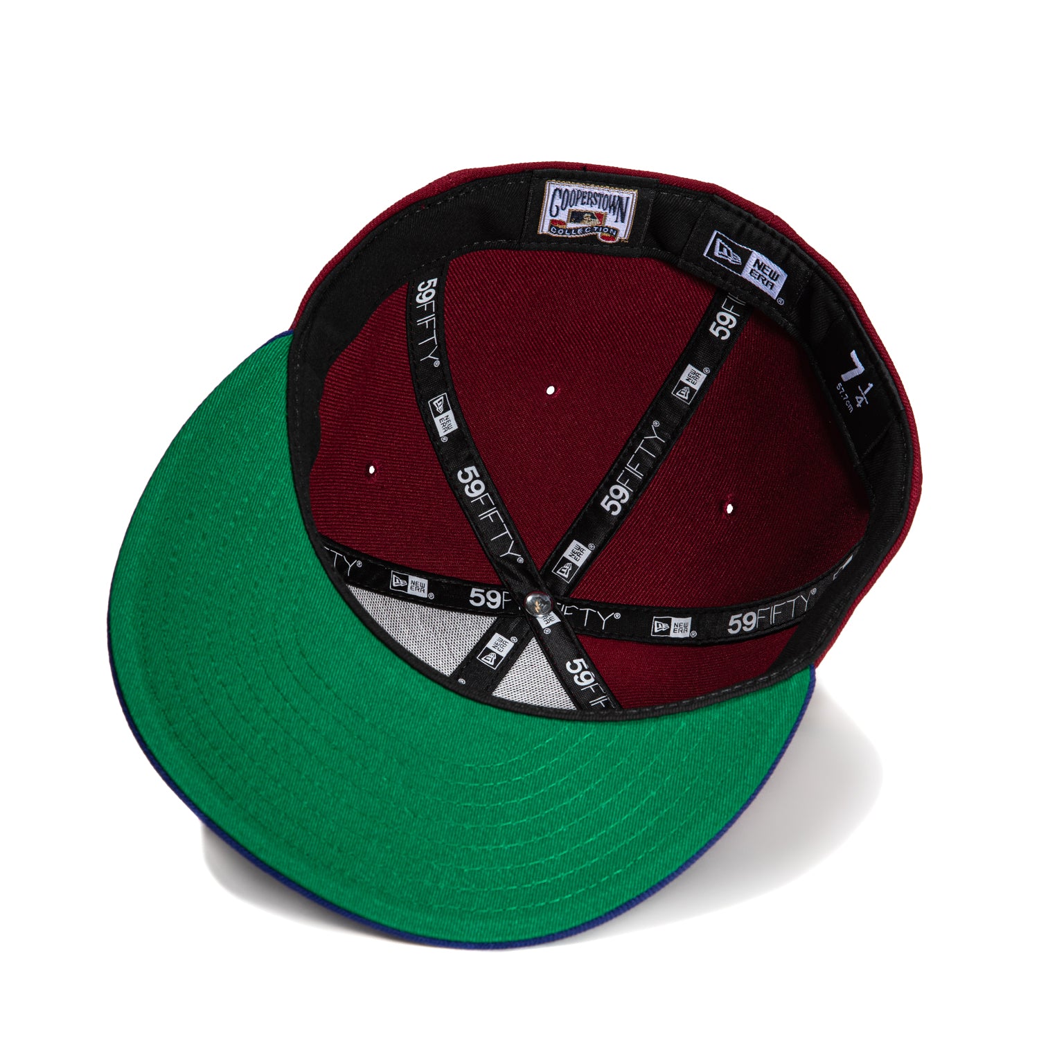 New Era 59Fifty Texas Rangers Final Season Patch Hat - Cardinal & Royal - Official MLB Baseball Cap for Fans, Games & Outdoor Activities