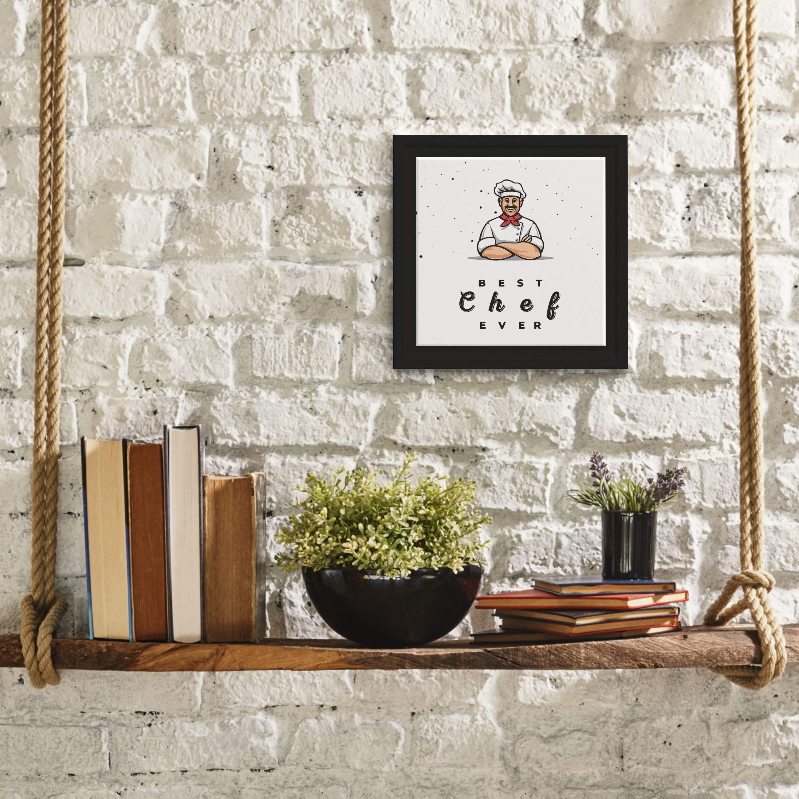 BRYVAHS Chef Kitchen Decor - Perfect Gift for Cooks & Home Decoration