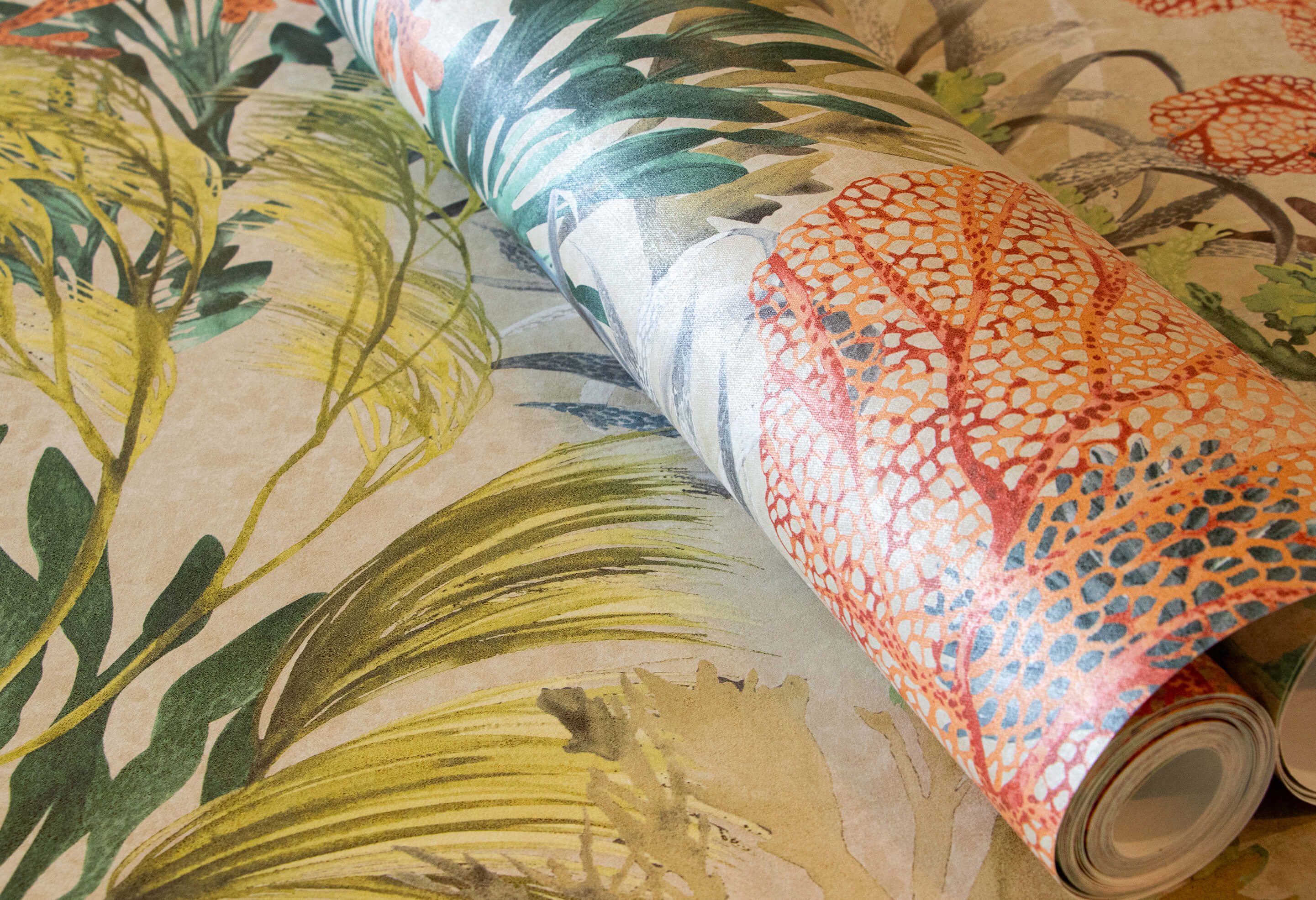 Bora Bora Coconut Wallpaper - Tropical Collection for Beach & Coastal Home Decor | Perfect for Living Room, Bedroom, Bathroom
