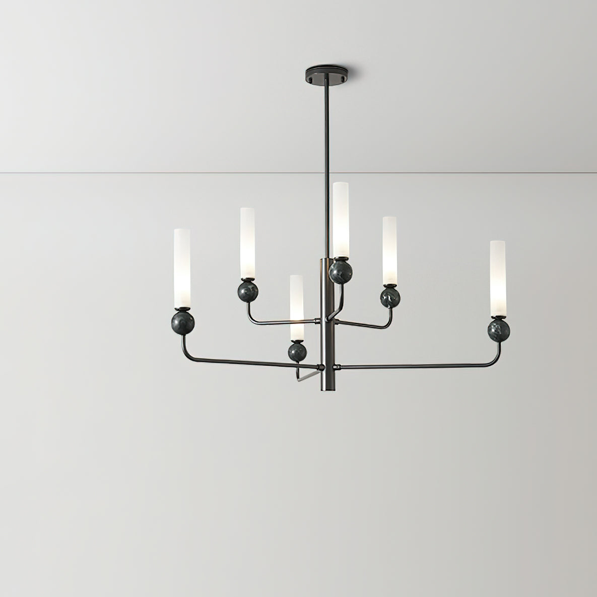 Delie Crystal Chandelier - Elegant Modern Ceiling Light Fixture for Dining Room, Bedroom & Living Room | Perfect for Home Decor, Wedding & Luxury Interior Lighting