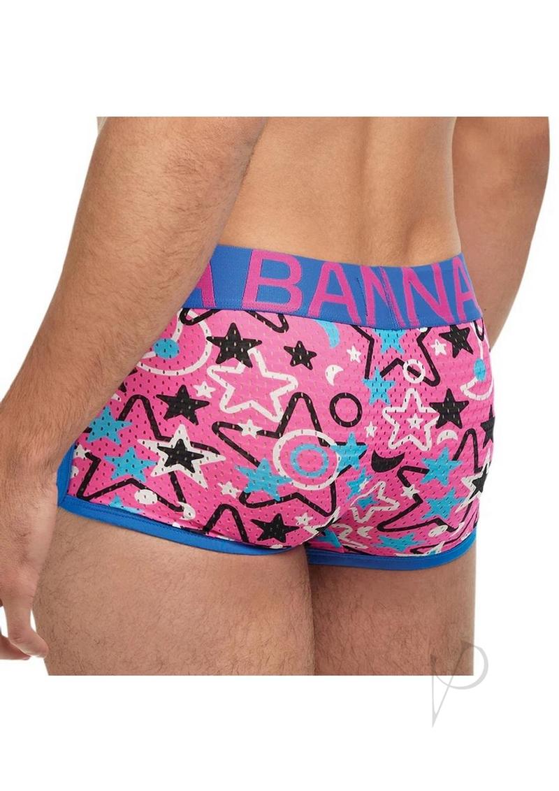Banana Cabana Shorts for Women - Medium/Large Size - Comfortable Purple Swim Shorts for Beach, Pool & Summer Vacations