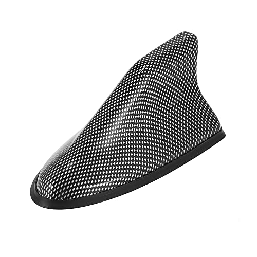 uxcell Shark Fin Car Antenna - AM/FM Radio Signal Booster for Improved Reception | Universal Fit for Most Vehicles | Perfect for Road Trips & Daily Commutes