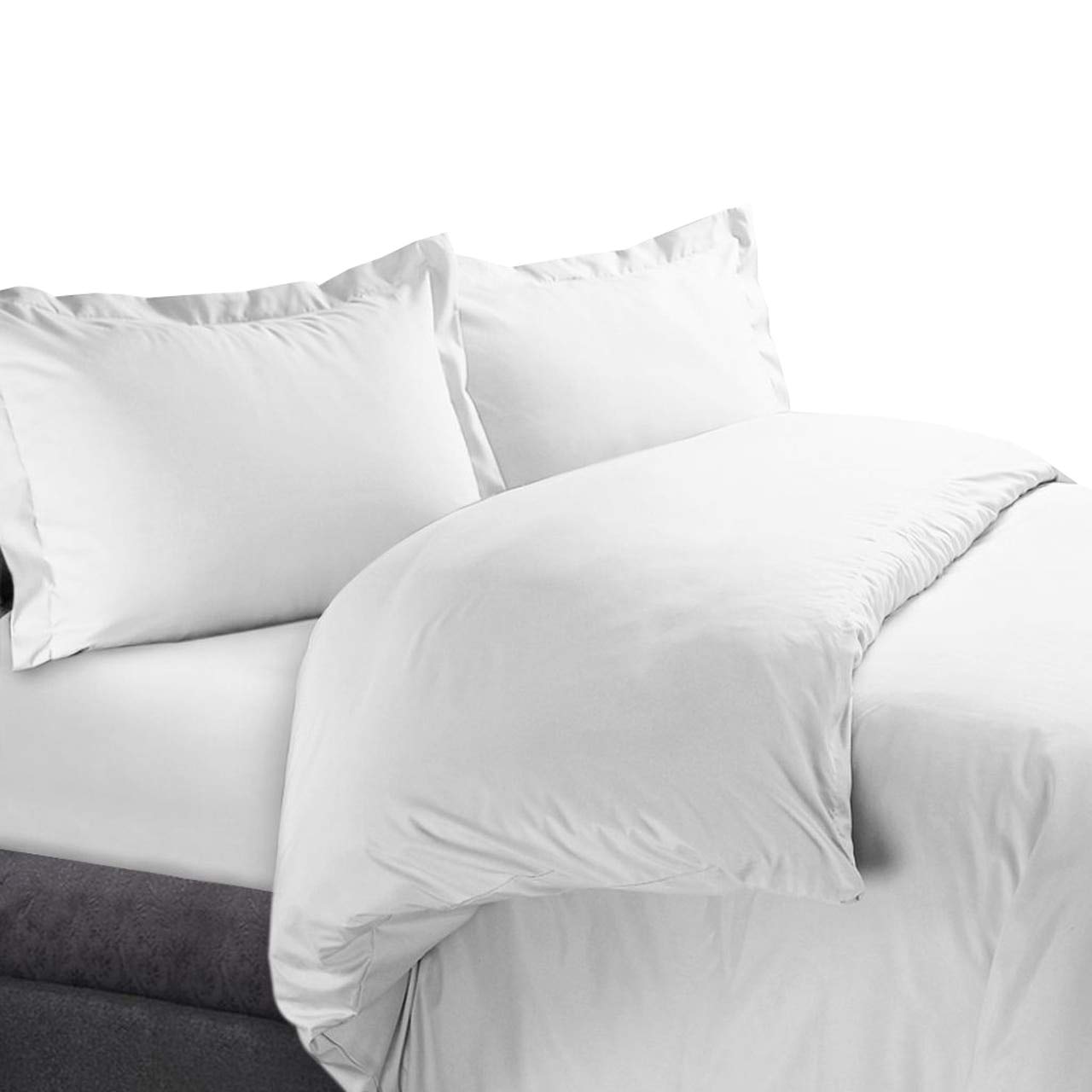 Royal Cotton Duvet Cover Set King Size - 300TC 100% Cotton, 3-Piece, Soft & Cool - Perfect for Hotels & Home Luxury Bedding
