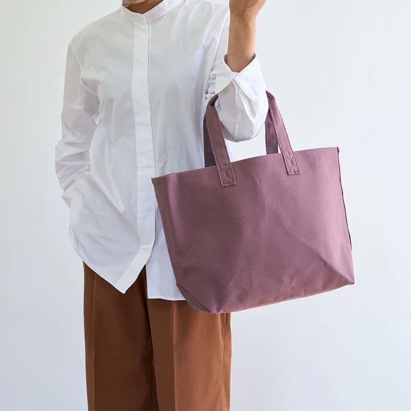 Premium Japanese Kurashiki Hampu Canvas Tote Bag - Khaki Gray - Durable & Stylish Eco-Friendly Shopper for Work, Travel & Daily Use