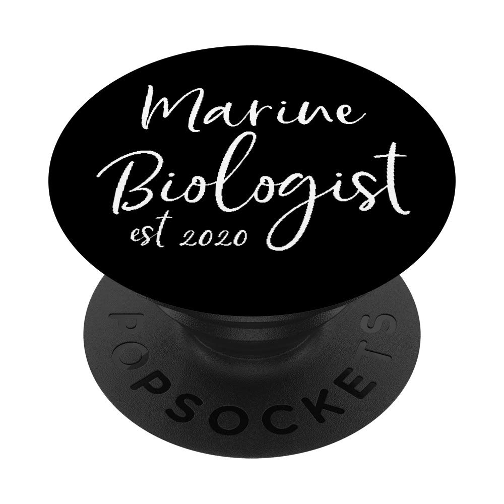 Marine Biologist Graduation Gifts - Swappable PopSockets PopGrip for Phones & Tablets | Perfect for Ocean Lovers, Students & Science Enthusiasts