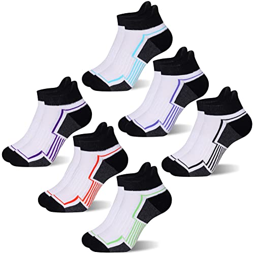6 Pairs White