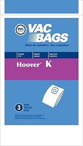 DVC Hoover Style K Vacuum Cleaner Bags - 300 Pack | Made in USA | Compatible with Hoover Vacuums | Ideal for Home Cleaning & Pet Hair Removal