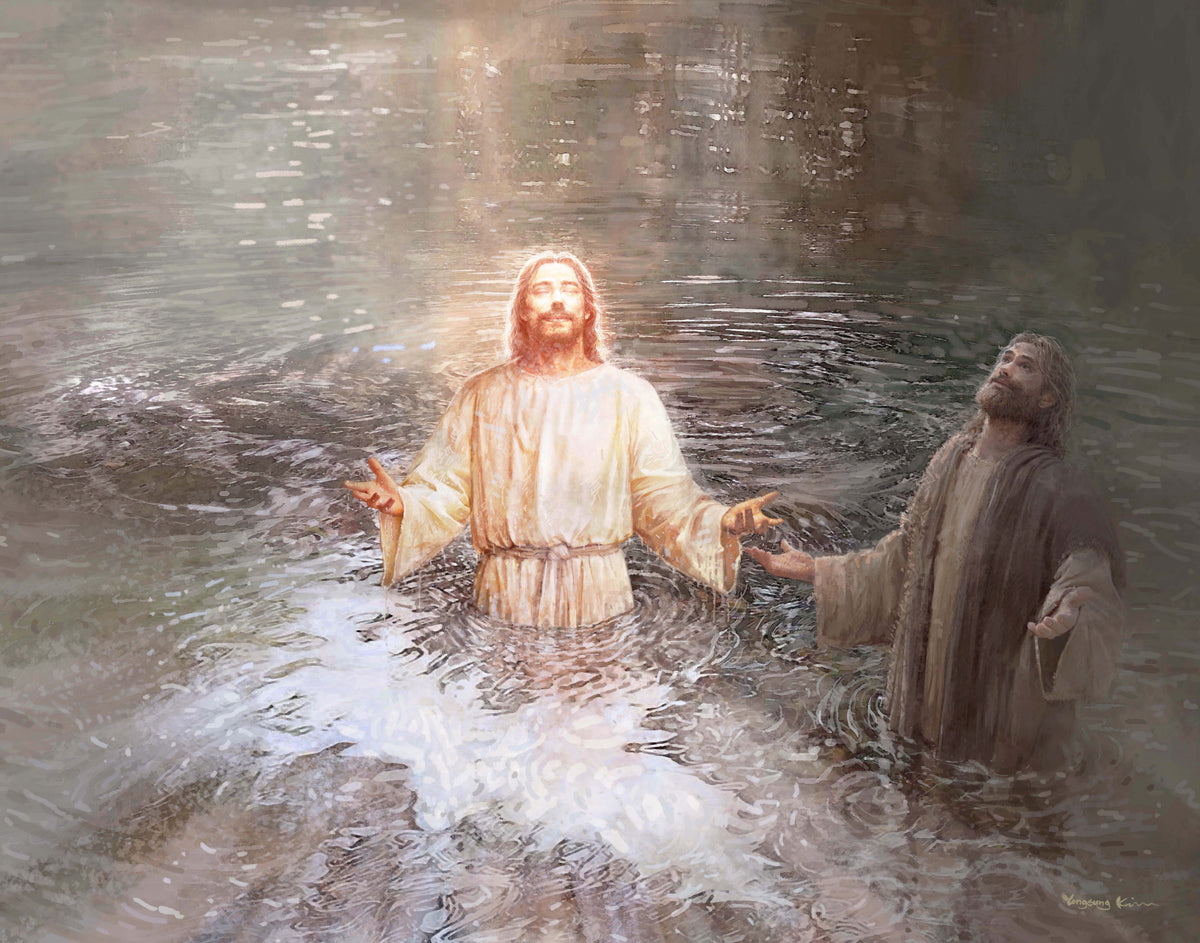 Son Of God Christian Wall Art by Yongsung Kim - Inspirational Jesus Painting for Home Decor, Church & Office