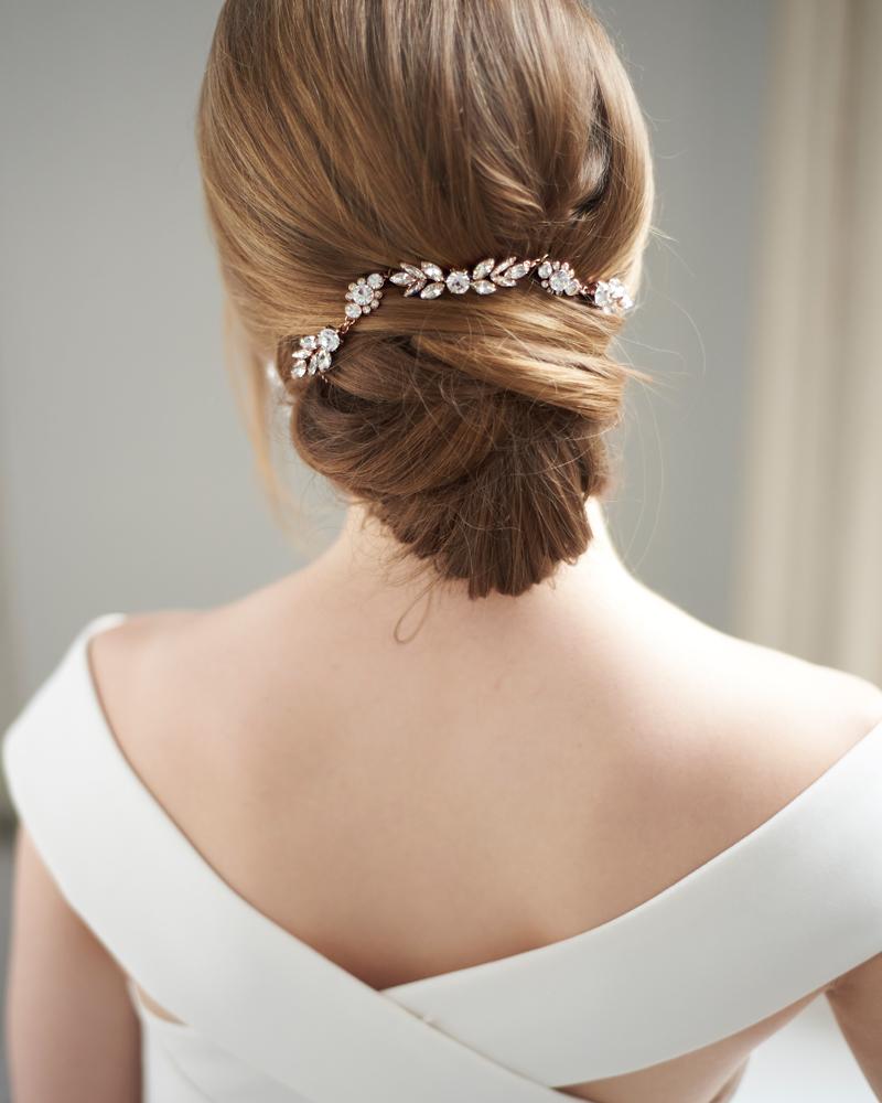 Melanie Crystal Headpiece - Elegant Rhinestone Hair Accessory for Women | Perfect for Weddings, Parties, and Special Occasions