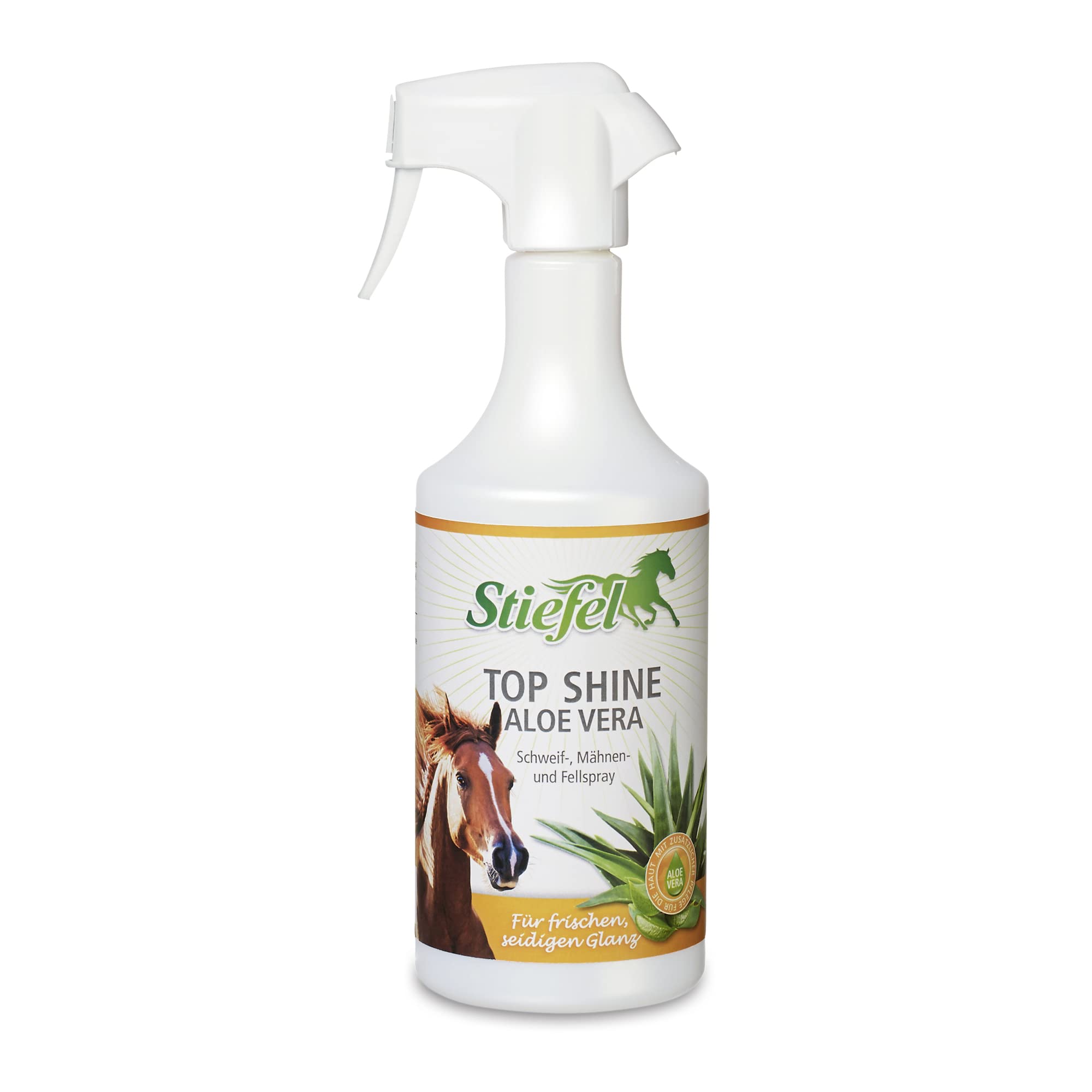 Aloe Vera Mane & Tail Spray for Horses - Colorless, One Size | Detangling & Shine Enhancer for Show & Daily Grooming