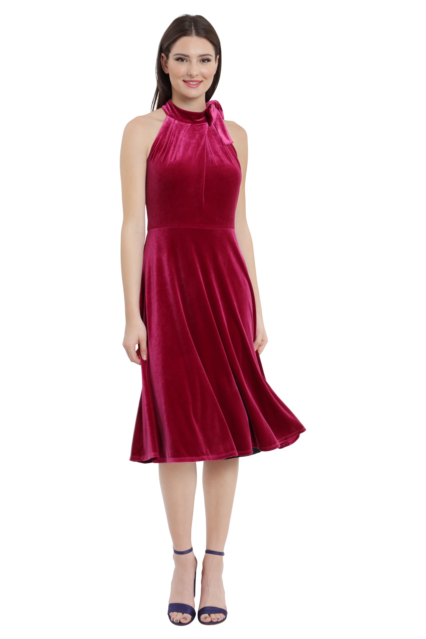 Maggy London Women's Flare Dress for Work & Party