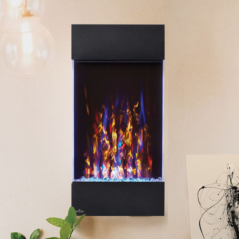Napoleon Allure Vertical 38 Inch Wall Mount Electric Fireplace - Modern Heating Solution for Living Room, Bedroom & Office Spaces