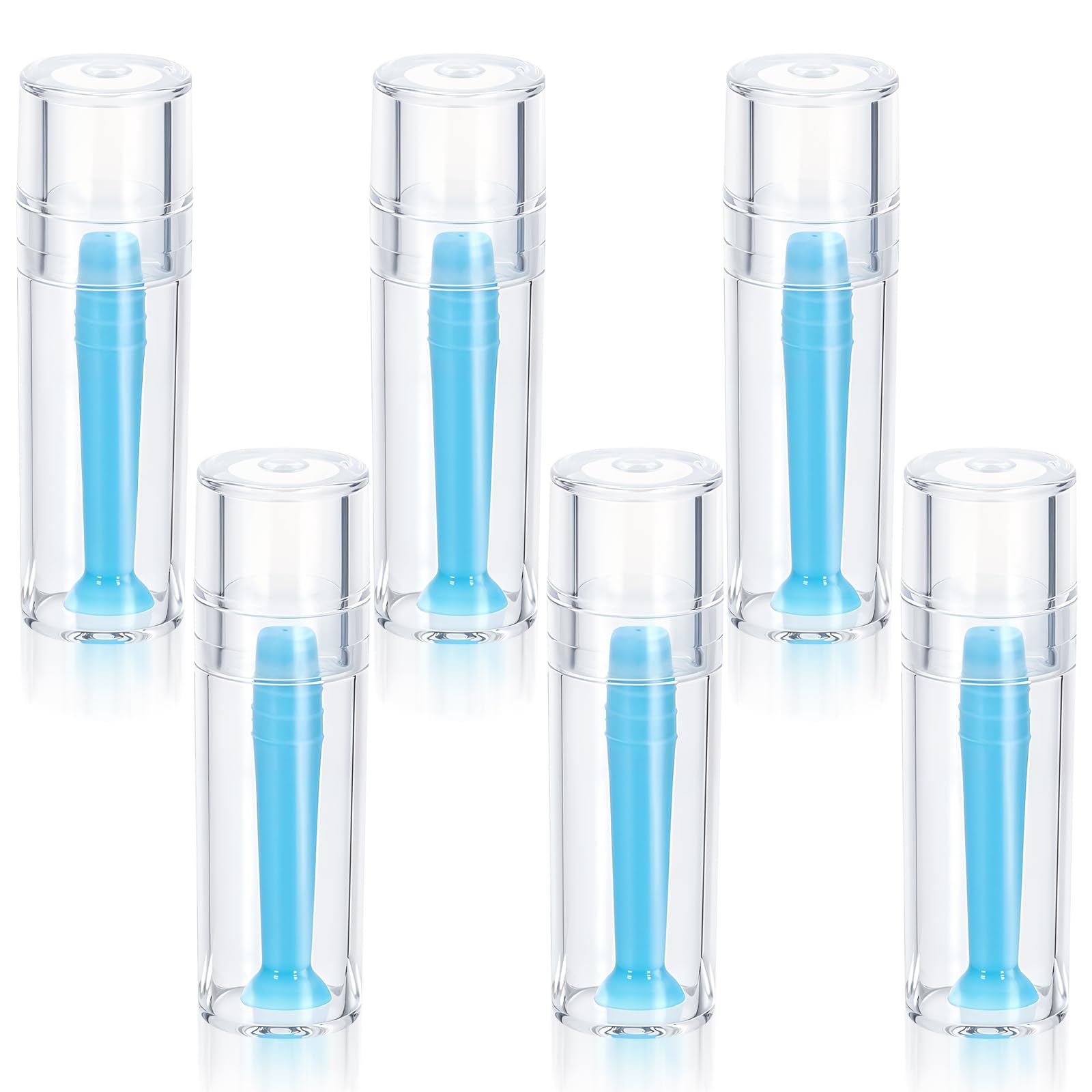 6Pcs Silicone Contact Lens Remover Tool - Soft Eye Suction Cup for Hard & Scleral Lenses - Safe RGP Lens Removal Kit - Perfect for Travel & Daily Use