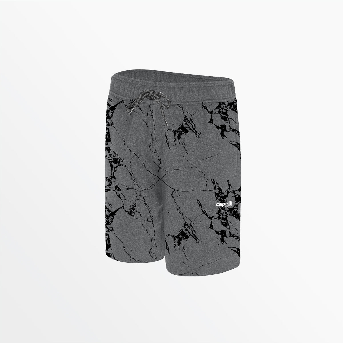 Youth Marble French Terry Shorts - Soft & Stylish Casual Shorts for Boys & Girls - Perfect for Summer, Gym, and Everyday Wear