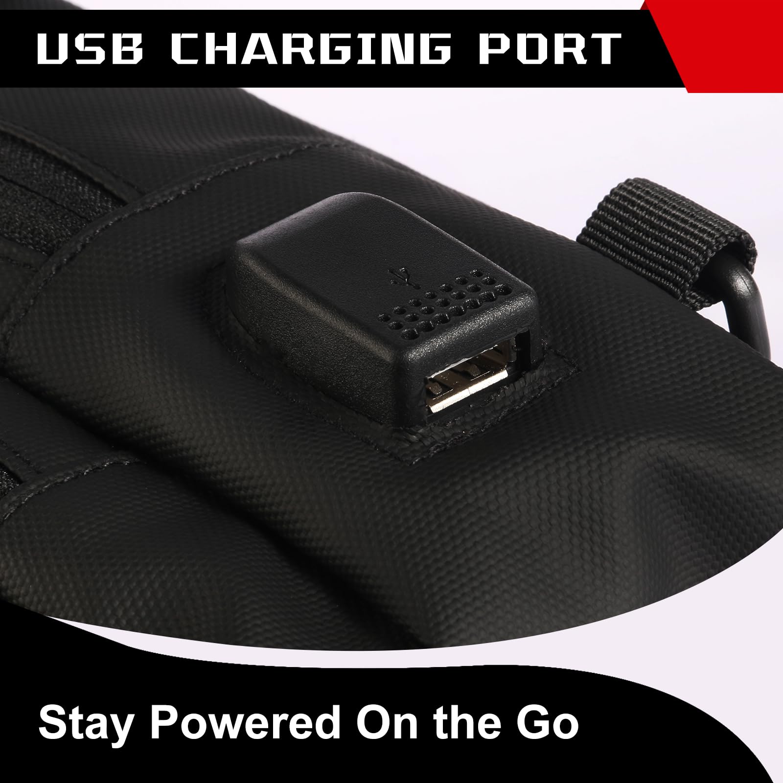 LEPHYON Magnetic Gym Bag for Men & Women - Small Crossbody Sling Bag with Strong Magnets & USB Charging Port - Multi-Carry Design for Workout, Sports & Travel - Best Fitness Gift for Gym Lovers (Ideal for Gym, Running, Hiking & Everyday Use)