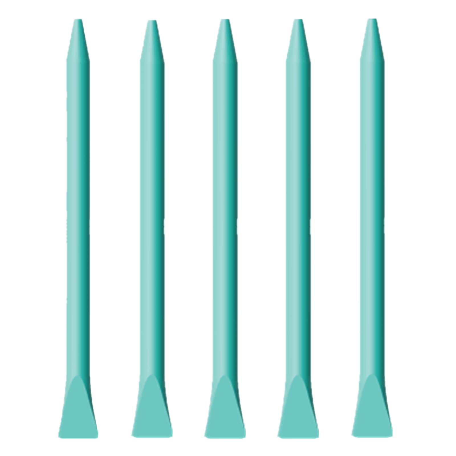JAJADO 5-Pack Screen Printing Squeegee Sticks - Self-Adhesive Rubber Stencils for Chalk Paste & Ink Transfers - Paint Stirring & DIY Craft Tools (Perfect for T-Shirt Printing, Sign Making & Home Decor Projects)