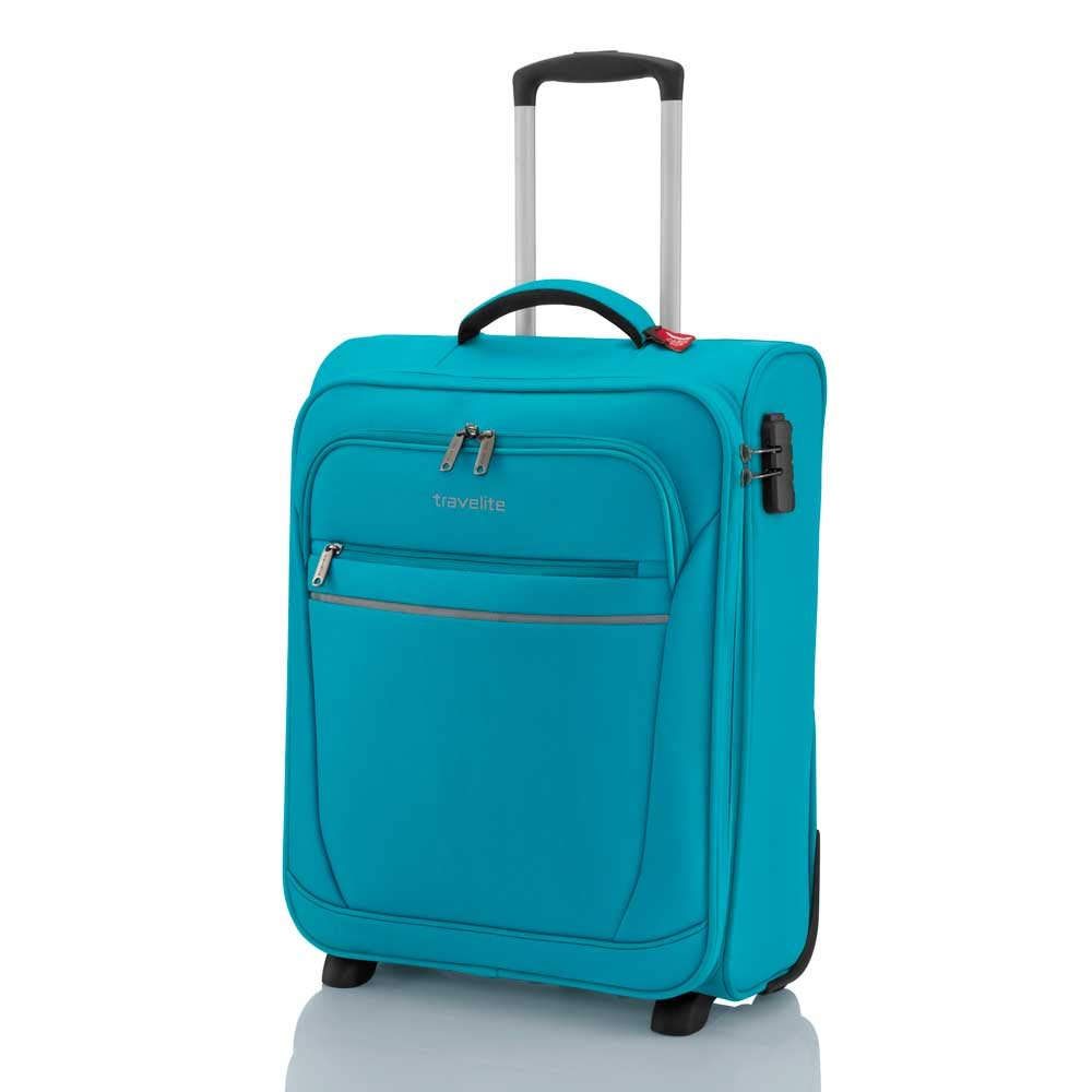 Turquoise 52cm Hand Luggage Carry-On Suitcase - Perfect for Air Travel, Weekend Getaways & Business Trips
