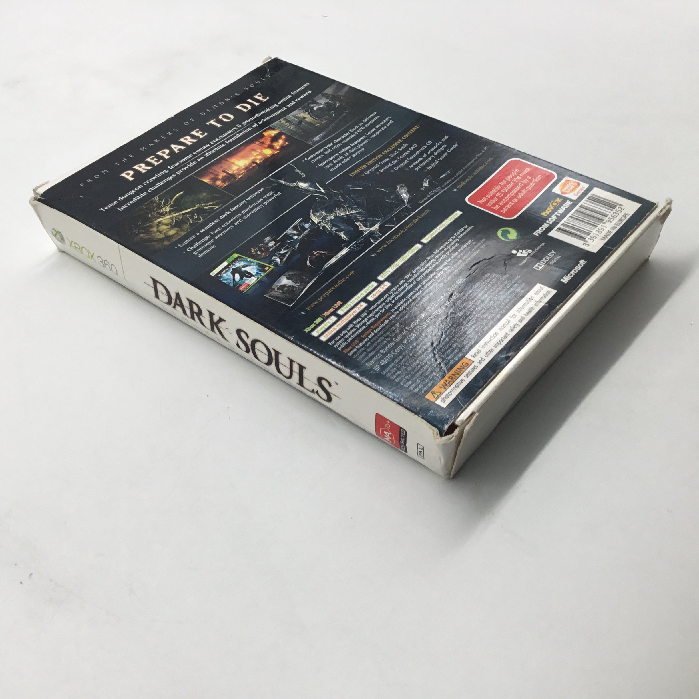 Dark Souls Limited Edition Xbox 360 Game - Complete Boxed Set | Action RPG Adventure for Hardcore Gamers | Perfect for Collectors and Souls Series Fans