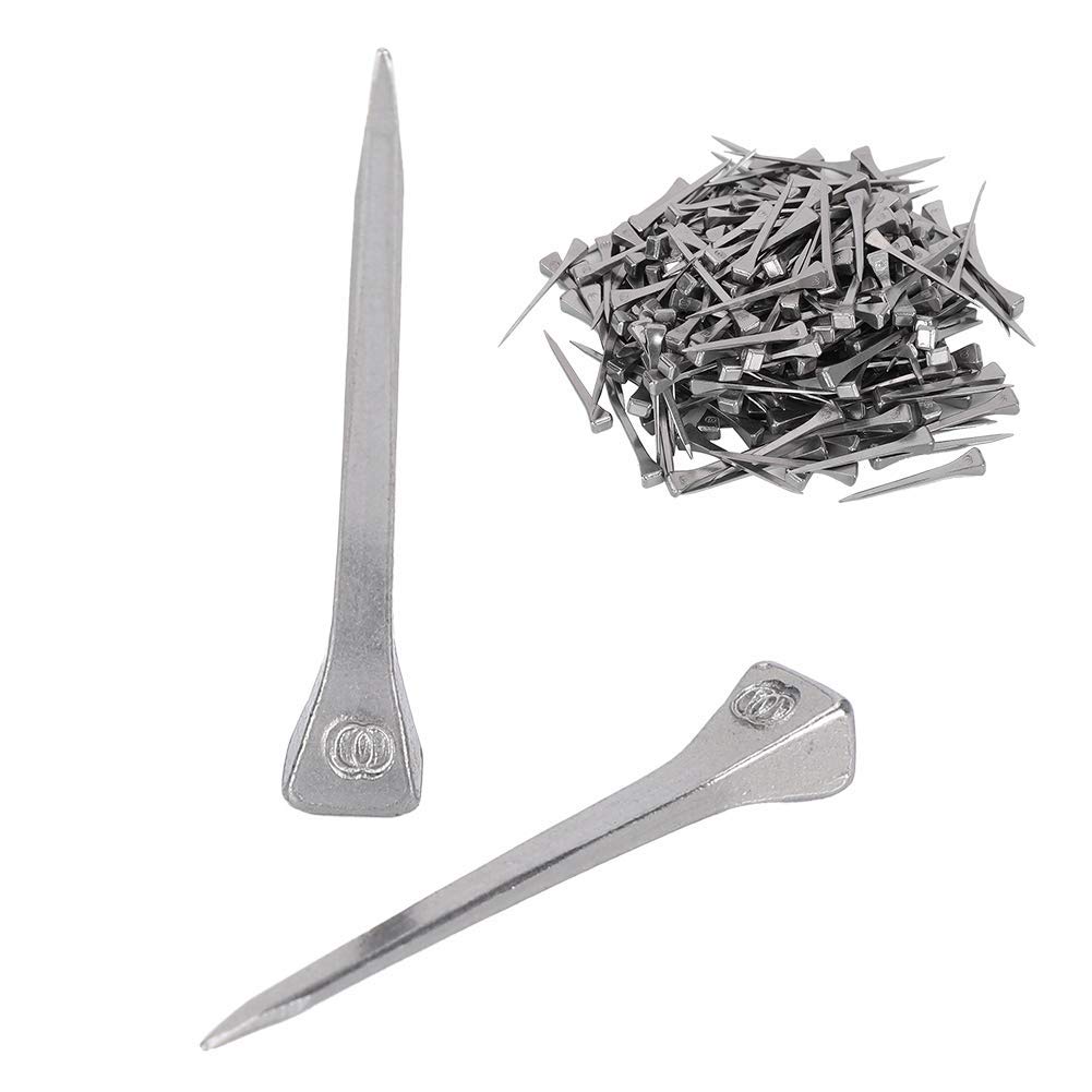 Premium Set of 2 Horseshoe Nails - 250pcs Equestrian Sports Equipment for Horse Shoeing | Durable Horse Care Accessories for Professional Farriers & Stable Maintenance